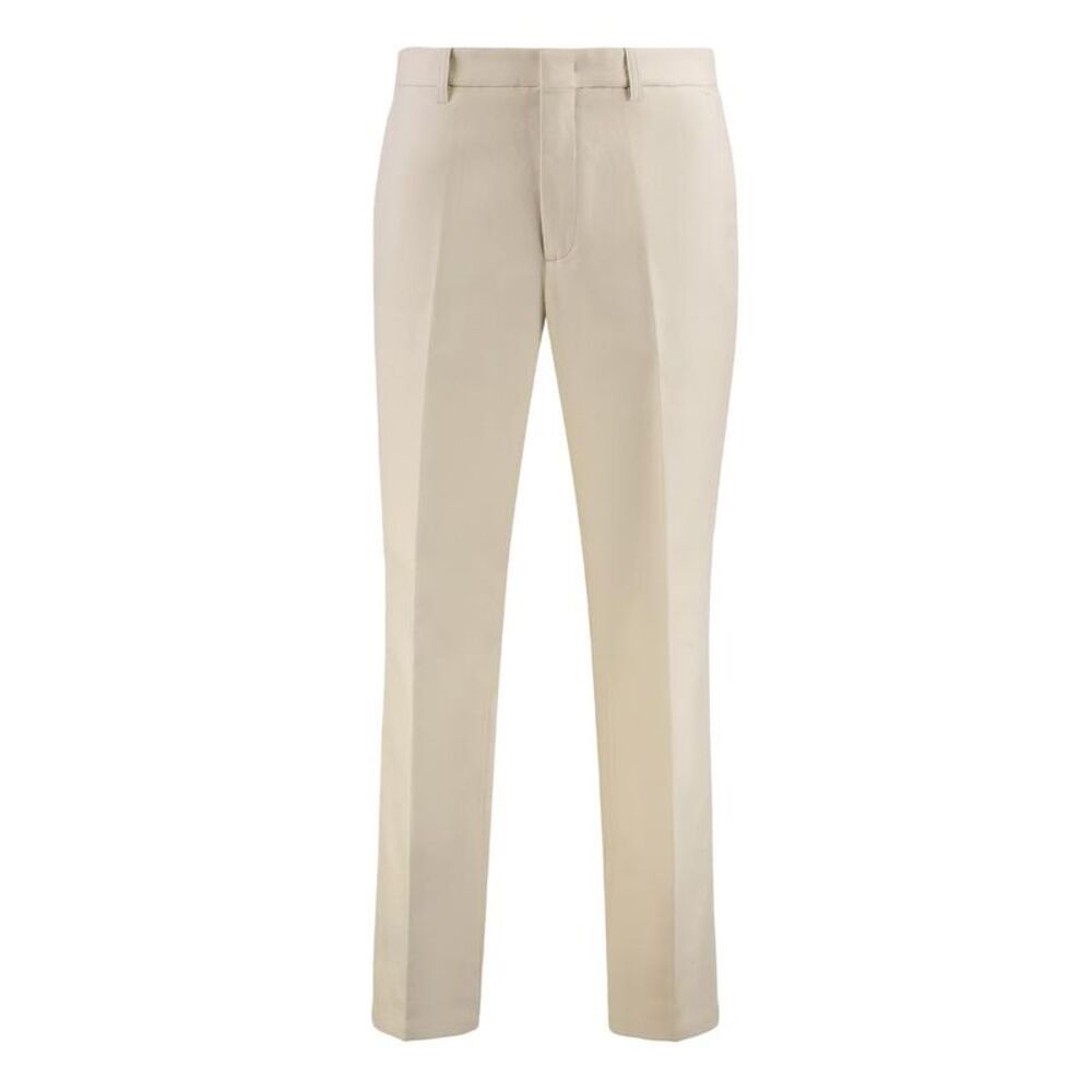 DEPARTMENT FIVE Men's Flat-Front Dress Pants Men Beige